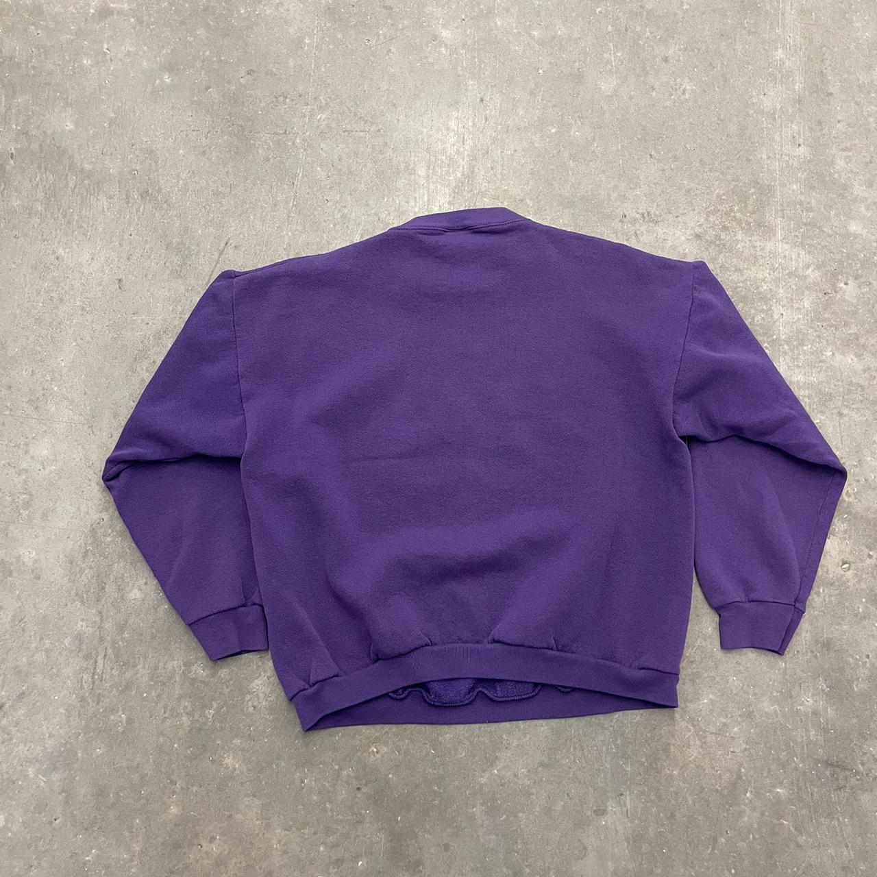 MLB Men's Purple and Black Sweatshirt | Depop