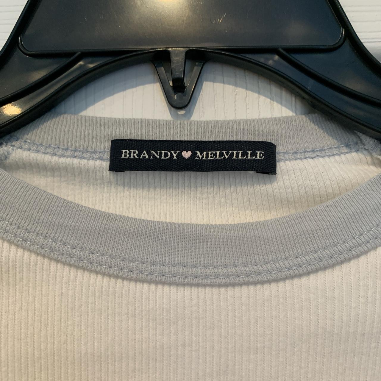 Brandy Melville long sleeve baseball tee. Bella top.... Depop