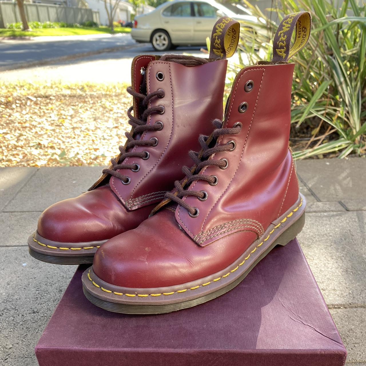 Dr martens 1460 top oxblood made in england