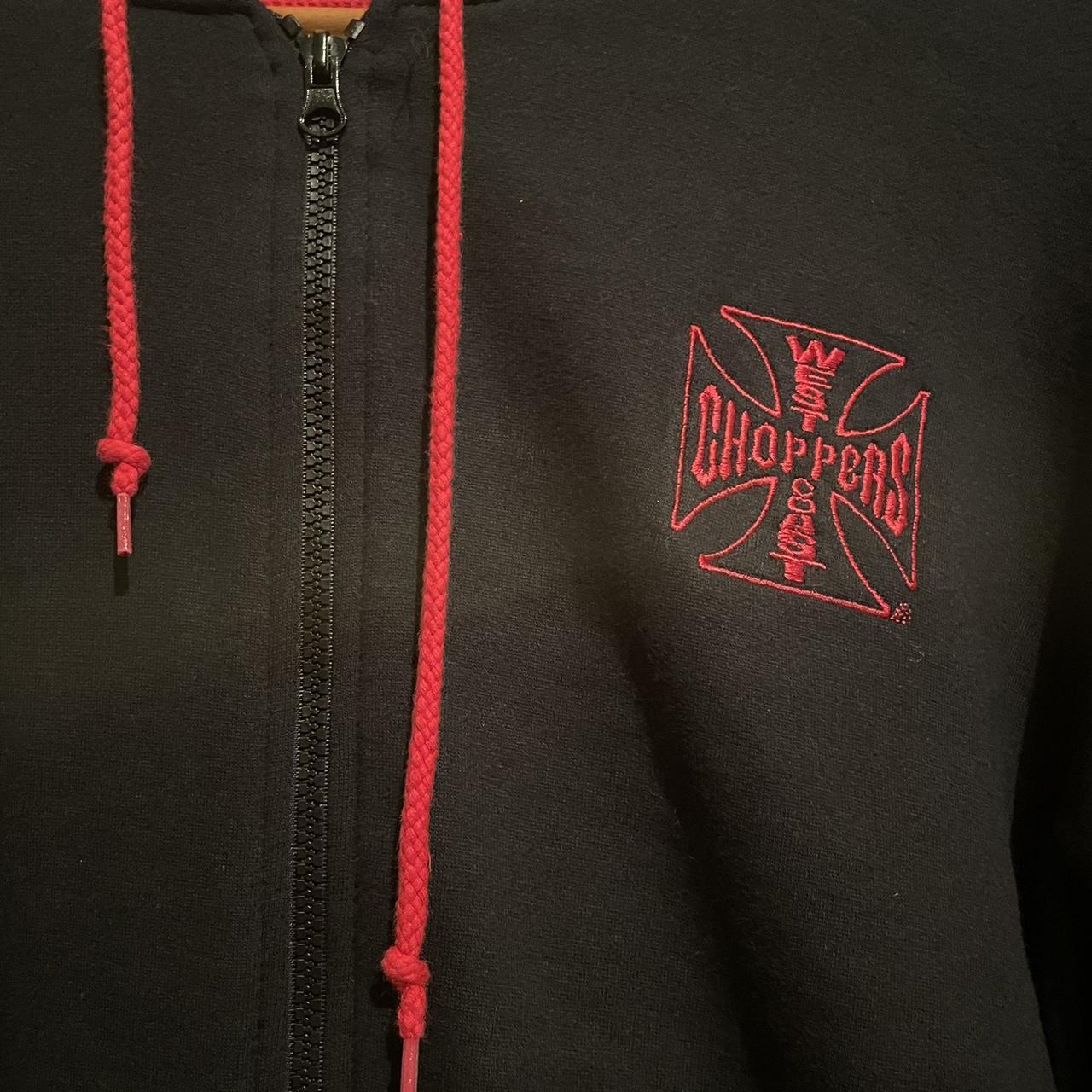 Vintage west coast choppers hoodie... - Depop