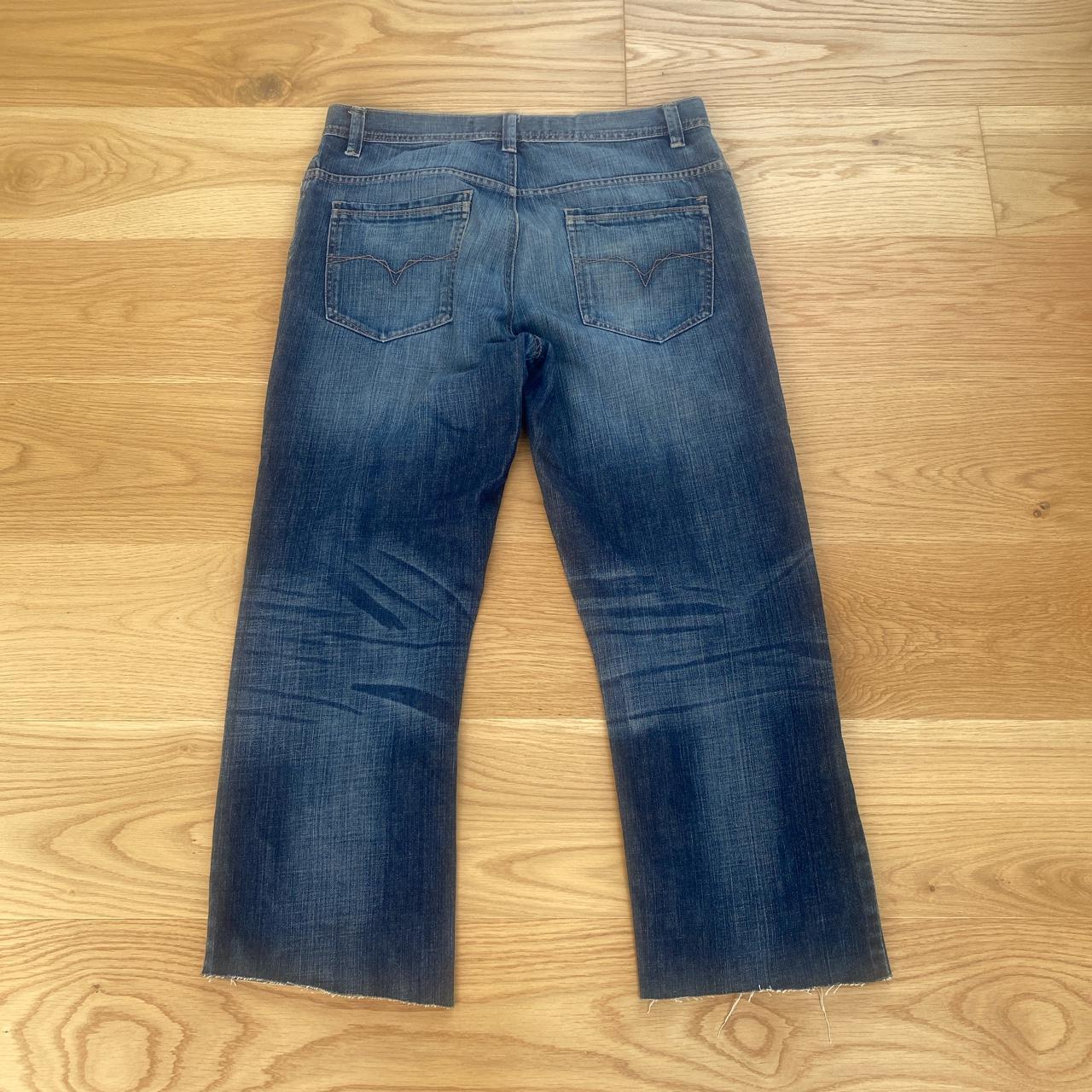 Baggy vintage jeans with nice 90s style fading,... - Depop
