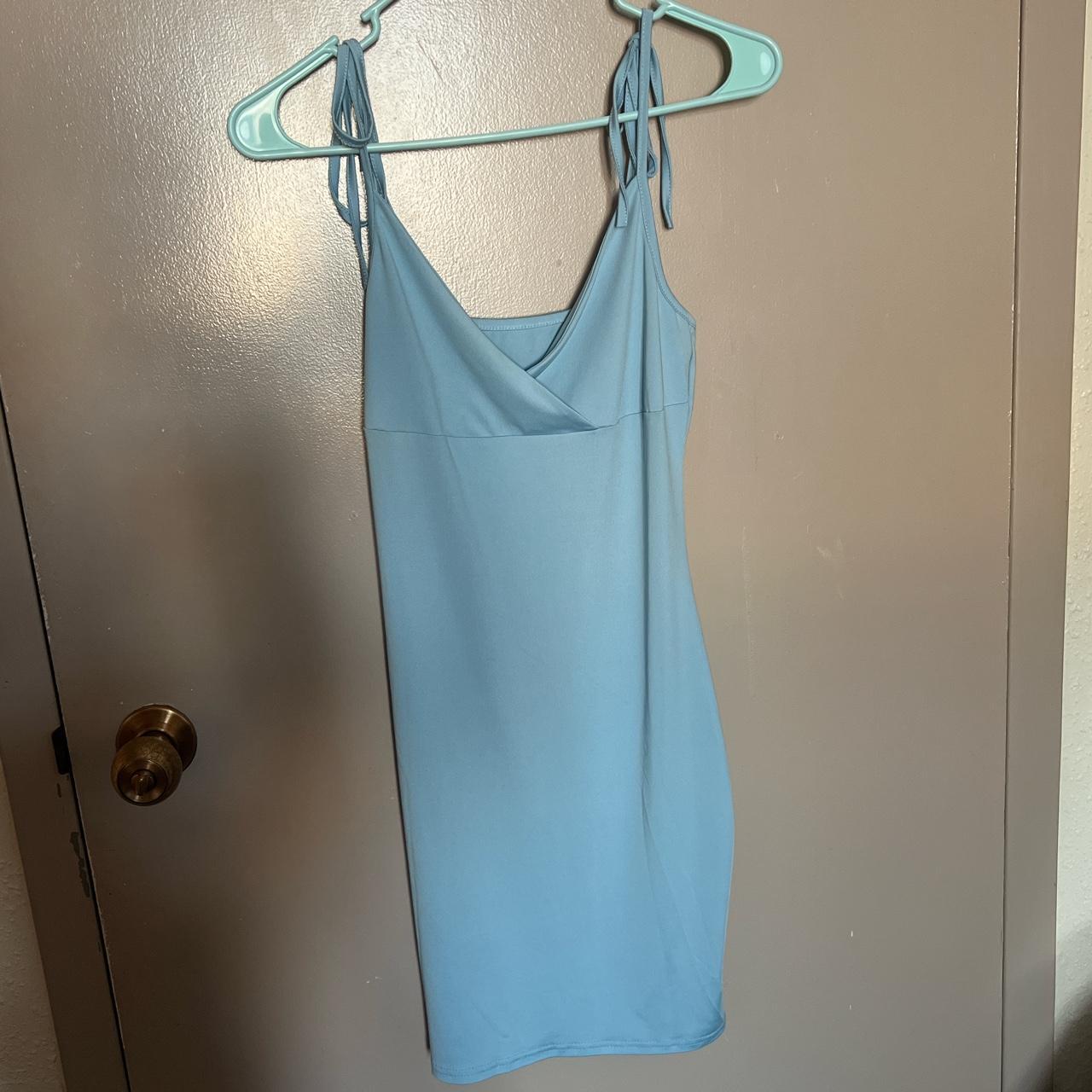 SHEIN Women's Blue Dress | Depop