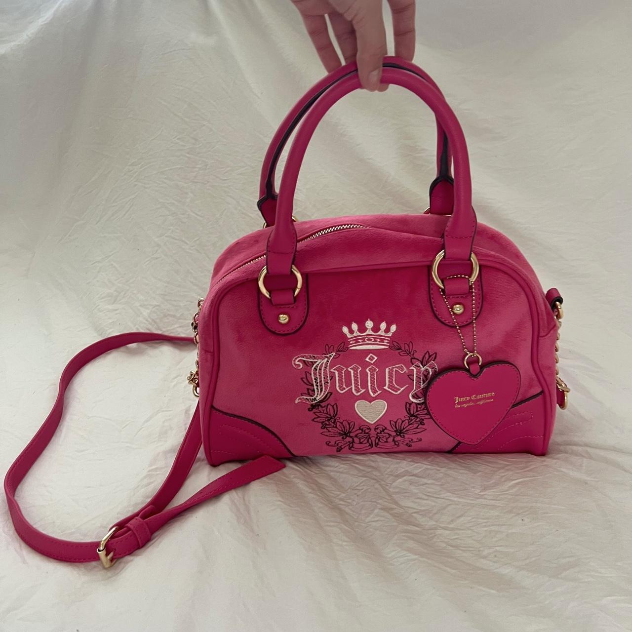 🎀 Juicy Couture pink velour purse!🎀 -the prettiest... - Depop