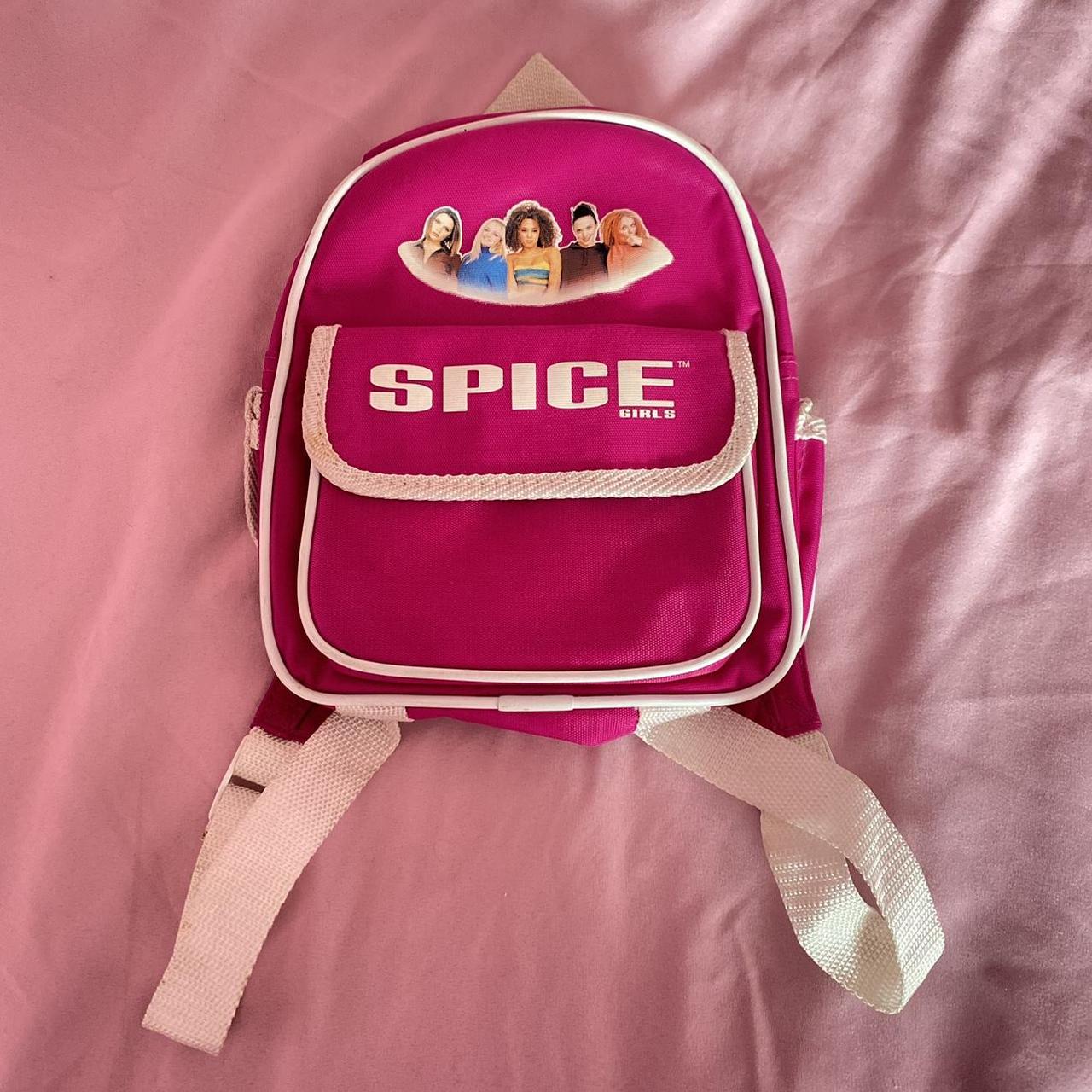 ヴィンテージ スパイスガールズ ミニ2wayリュック　Spice Girls Vintage Spice Girls Pink & White Mini Backpack New On Card