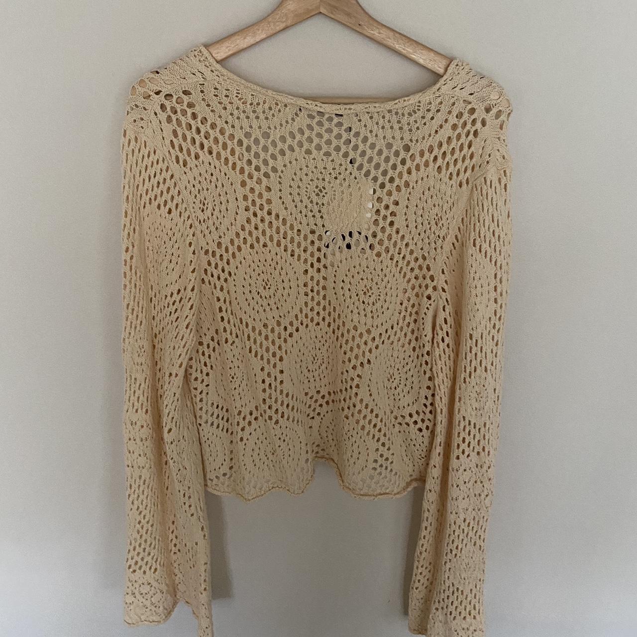 Zara crochet top. Never worn, tags still on. - Depop