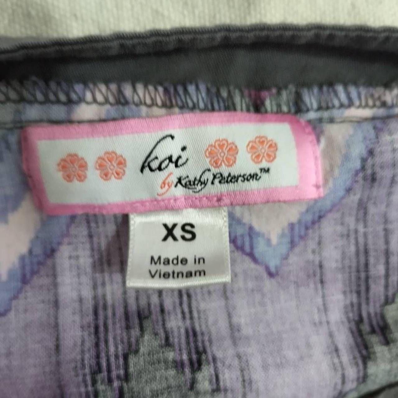 Brand: Koi by Kathy Peterson pink and purple Chevron - Depop
