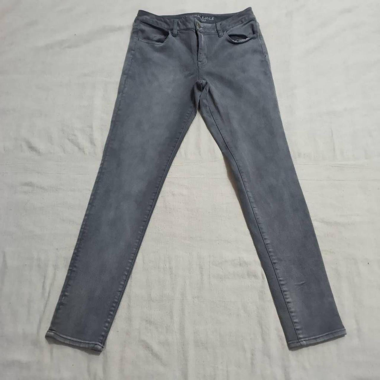 Brand: American Eagle Jeggings gray skinny jeans sz - Depop
