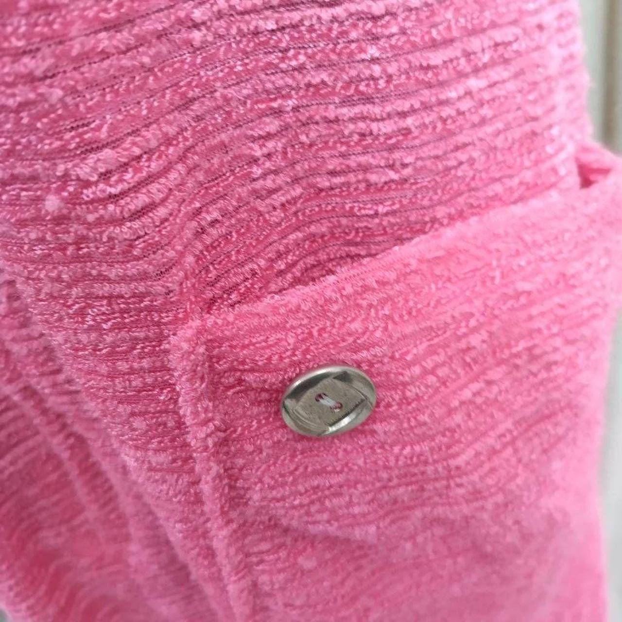 Brand Bright pink vintage terry cloth house dress... Depop