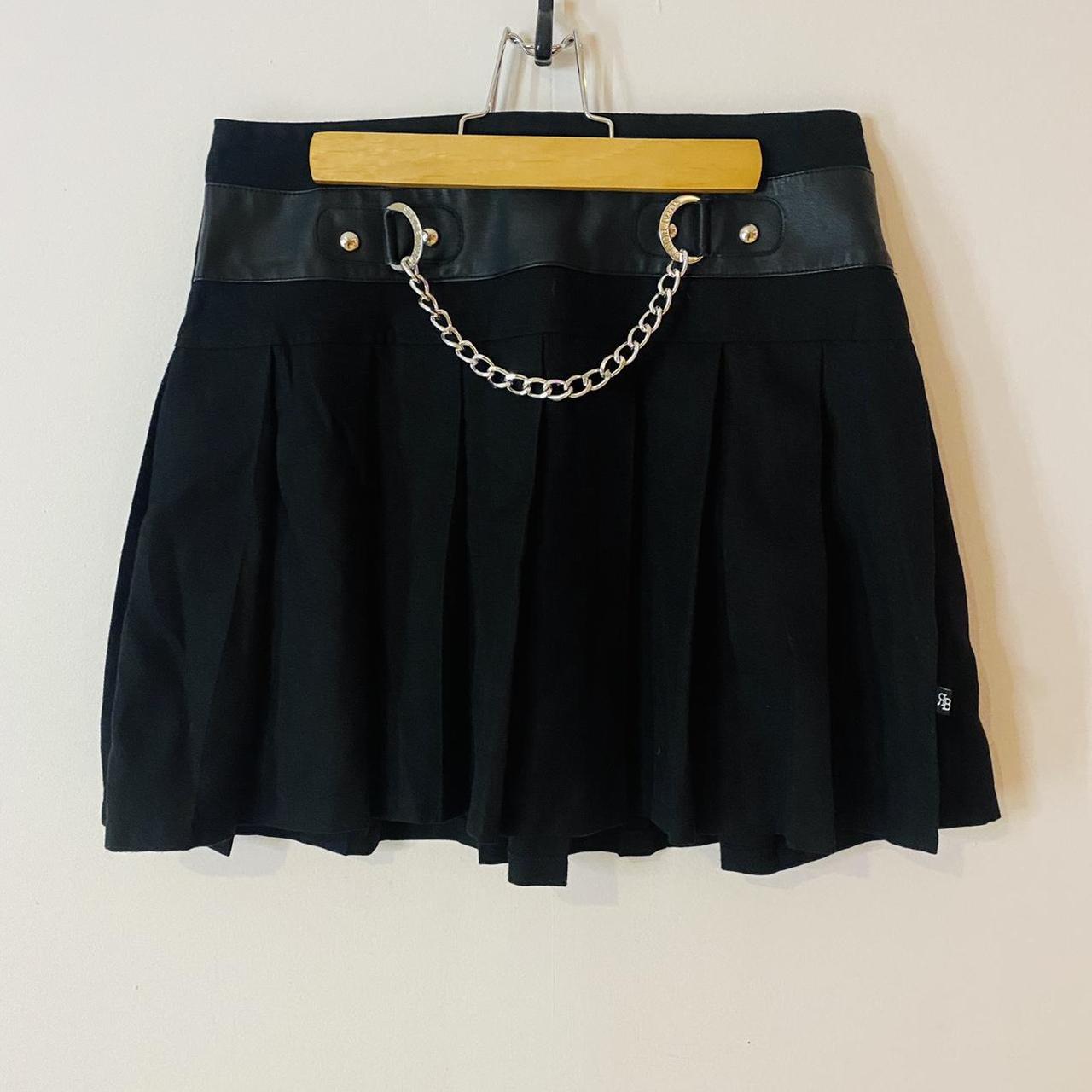 Royal Bones by Daang Goodman chain pleated skirt in... - Depop