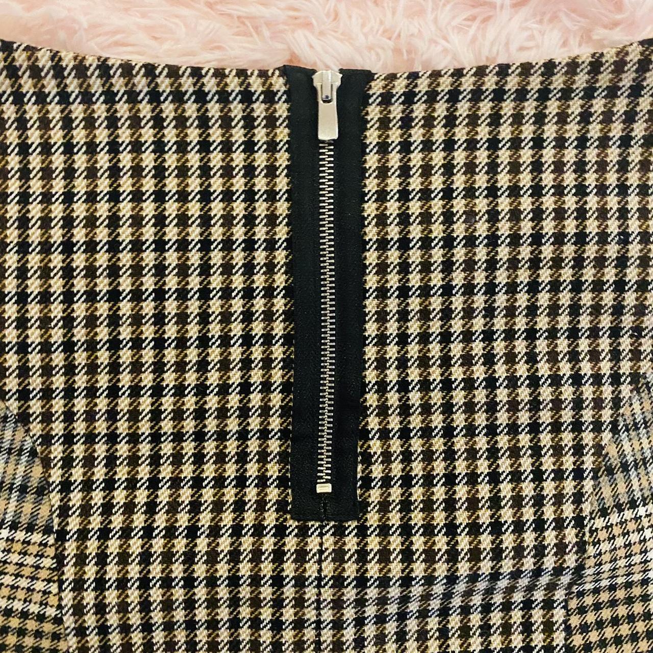 Maje Women's Tan and Brown Skirt Depop