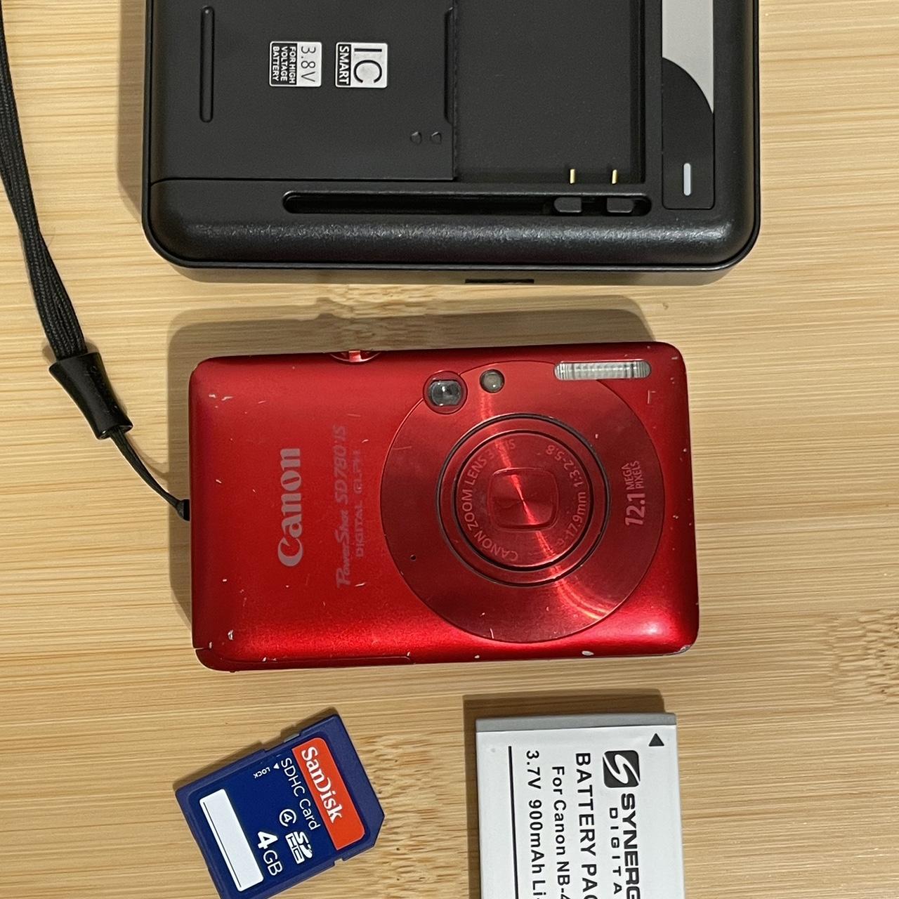canon Powershot ELPH sd780 IS Red digital camera... Depop