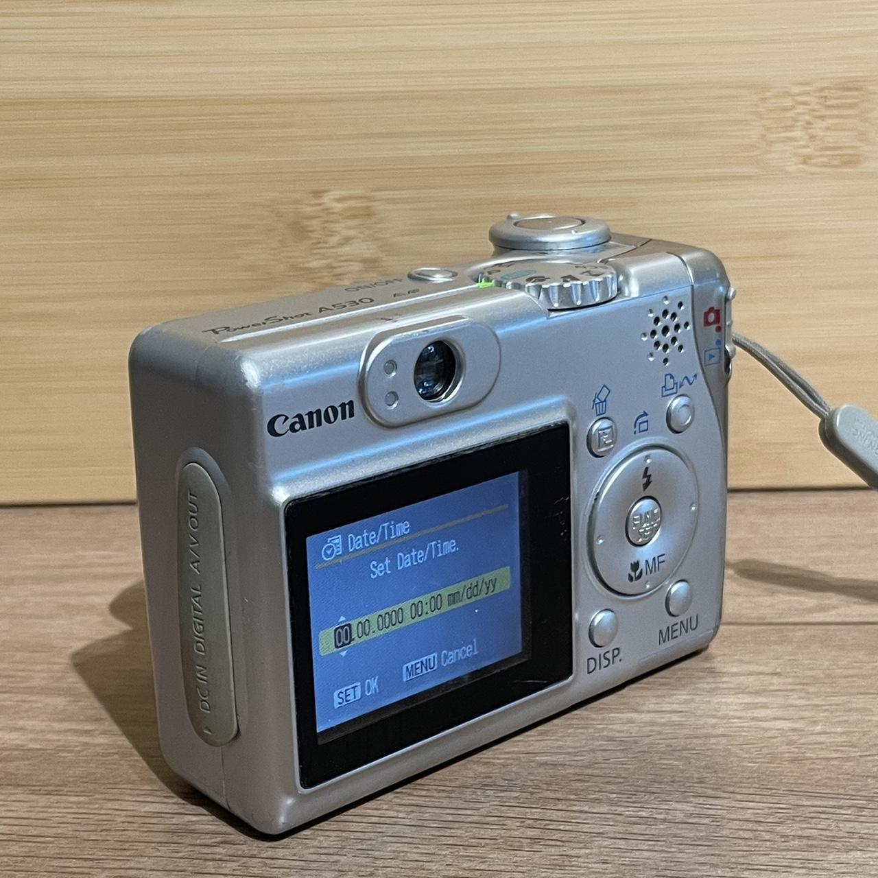 Canon PowerShot A530 Digital Camera W/battery & SD... - Depop