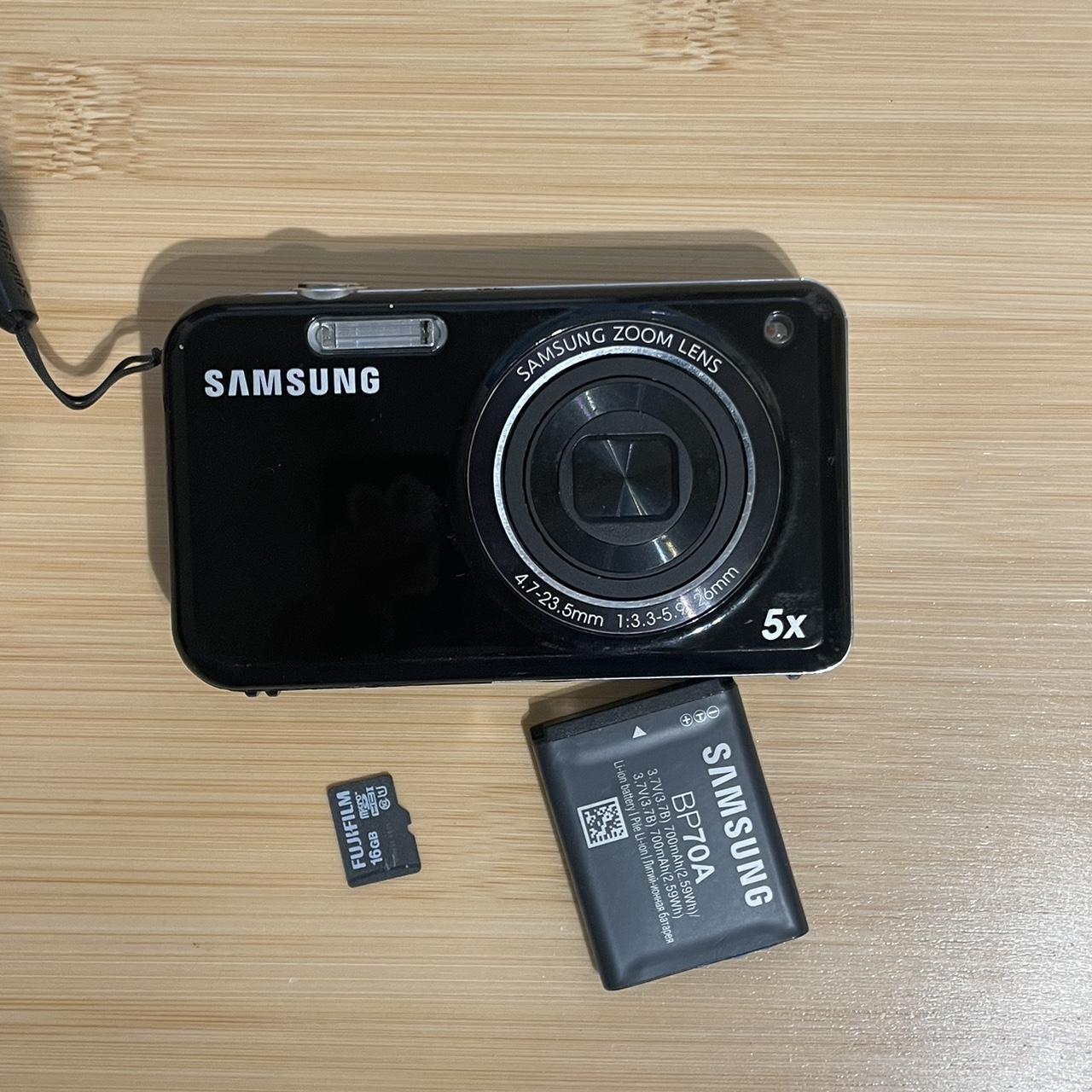 Samsung PL120 Black Digital Camera W/sd Card &... Depop