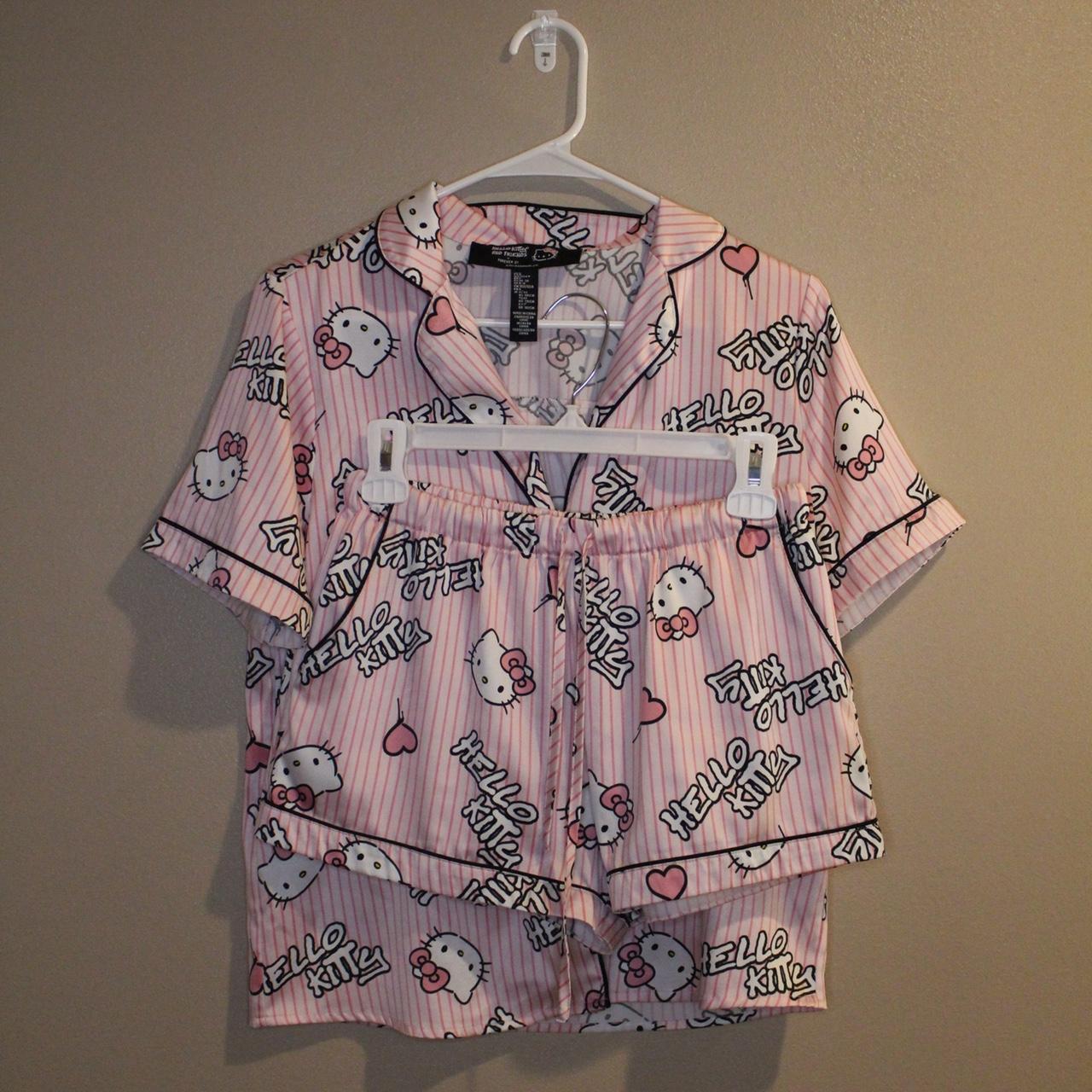 Forever 21 x Hello Kitty PJ SET - both top and... - Depop