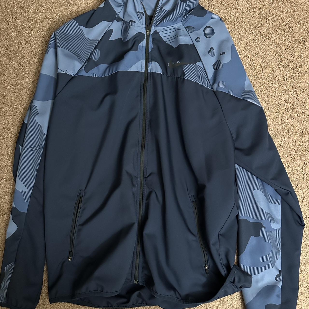camo nike hoodie blue