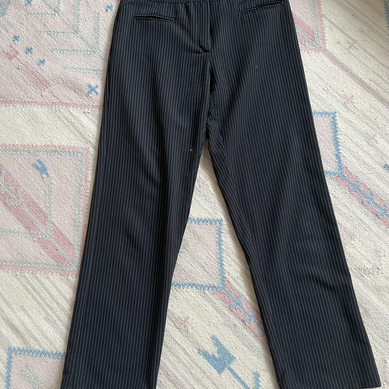 Isabella Vrana black pinstripe trousers. Is a size... - Depop