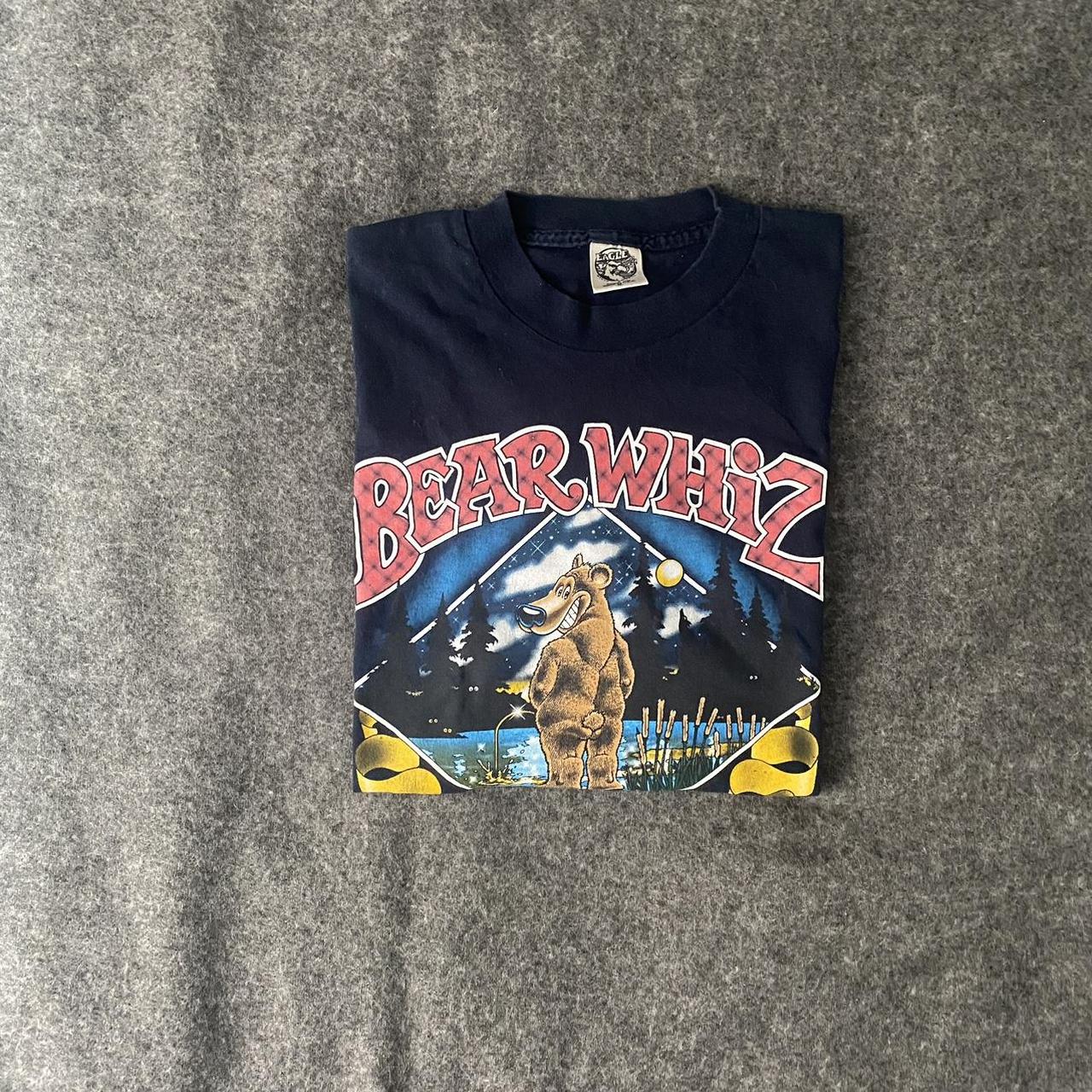 Vintage Bear Wizz Brewery Beer Tshirt Depop