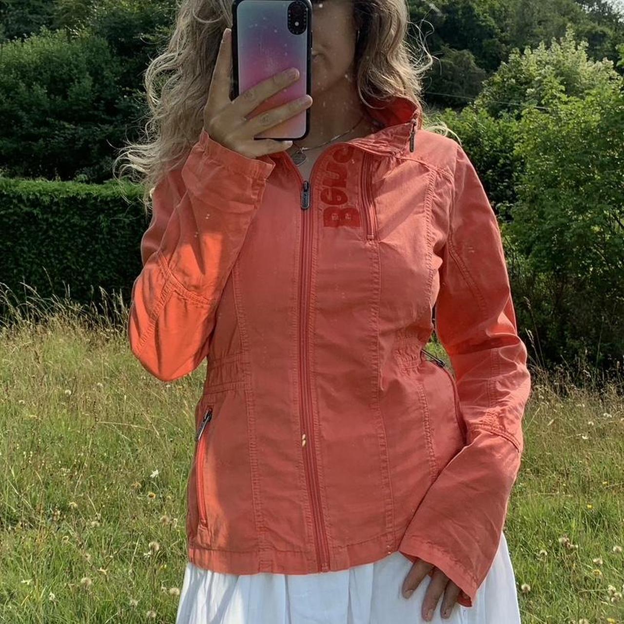 Bench zip up jacket High neck Y2K jacket with wide... Depop