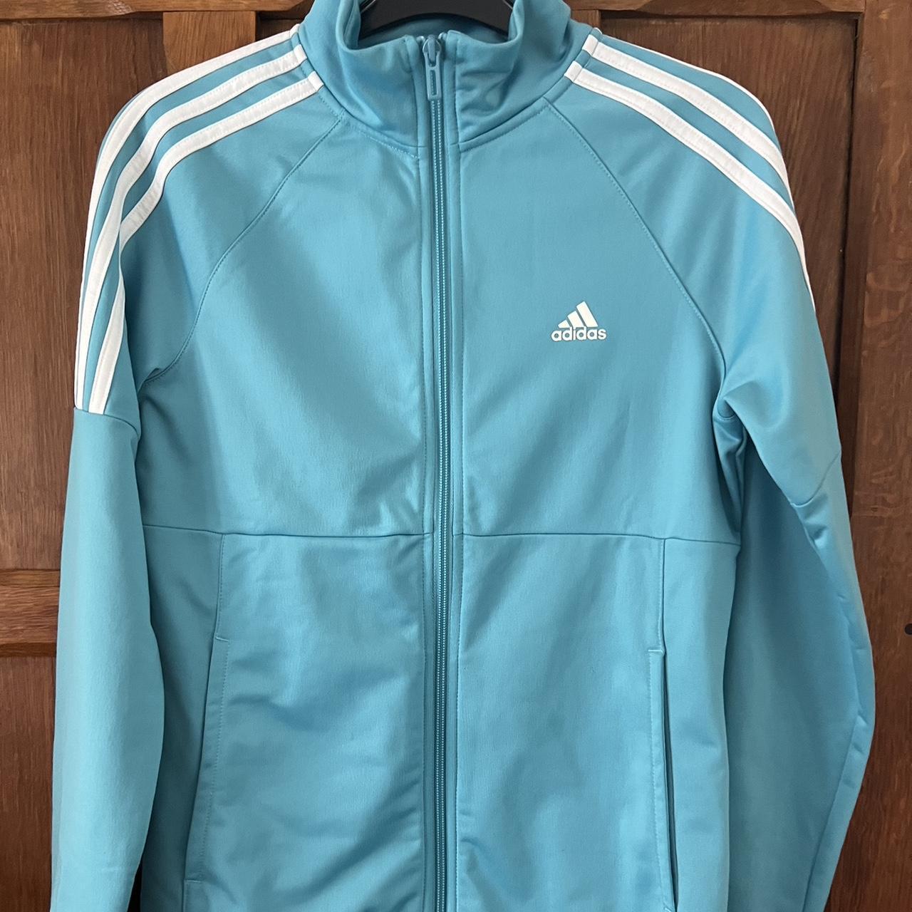 Light Blue Adidas Women’s Jacket. Size small (fits... - Depop