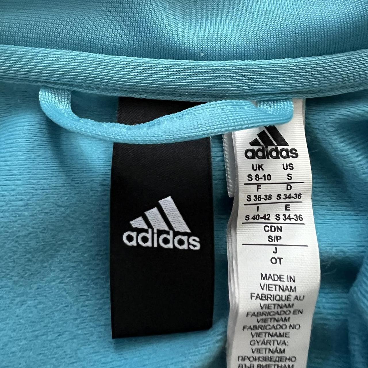 Light Blue Adidas Women’s Jacket. Size small (fits... - Depop