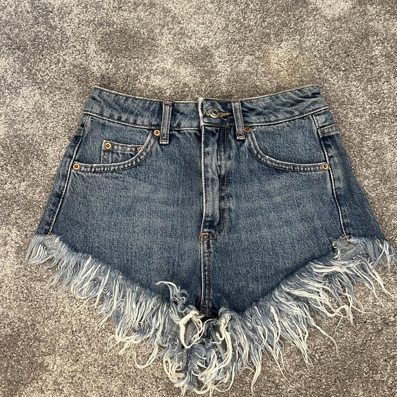 Denim shorts Perfect condition Size S - Depop