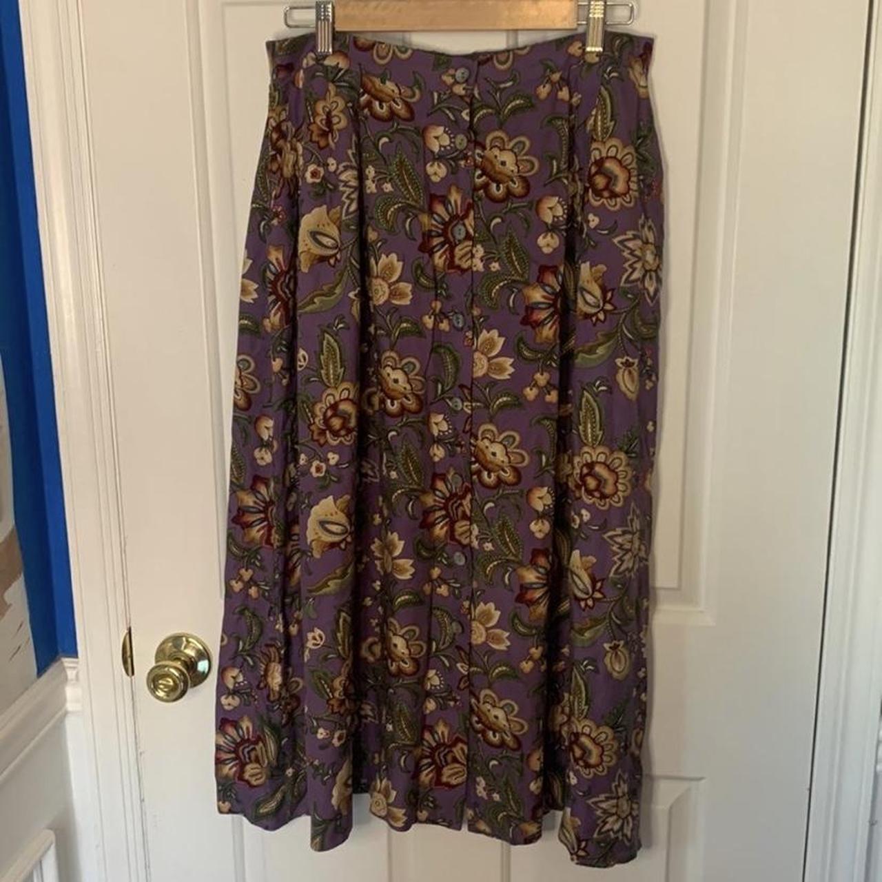 Appleseed's Women's Purple Skirt | Depop