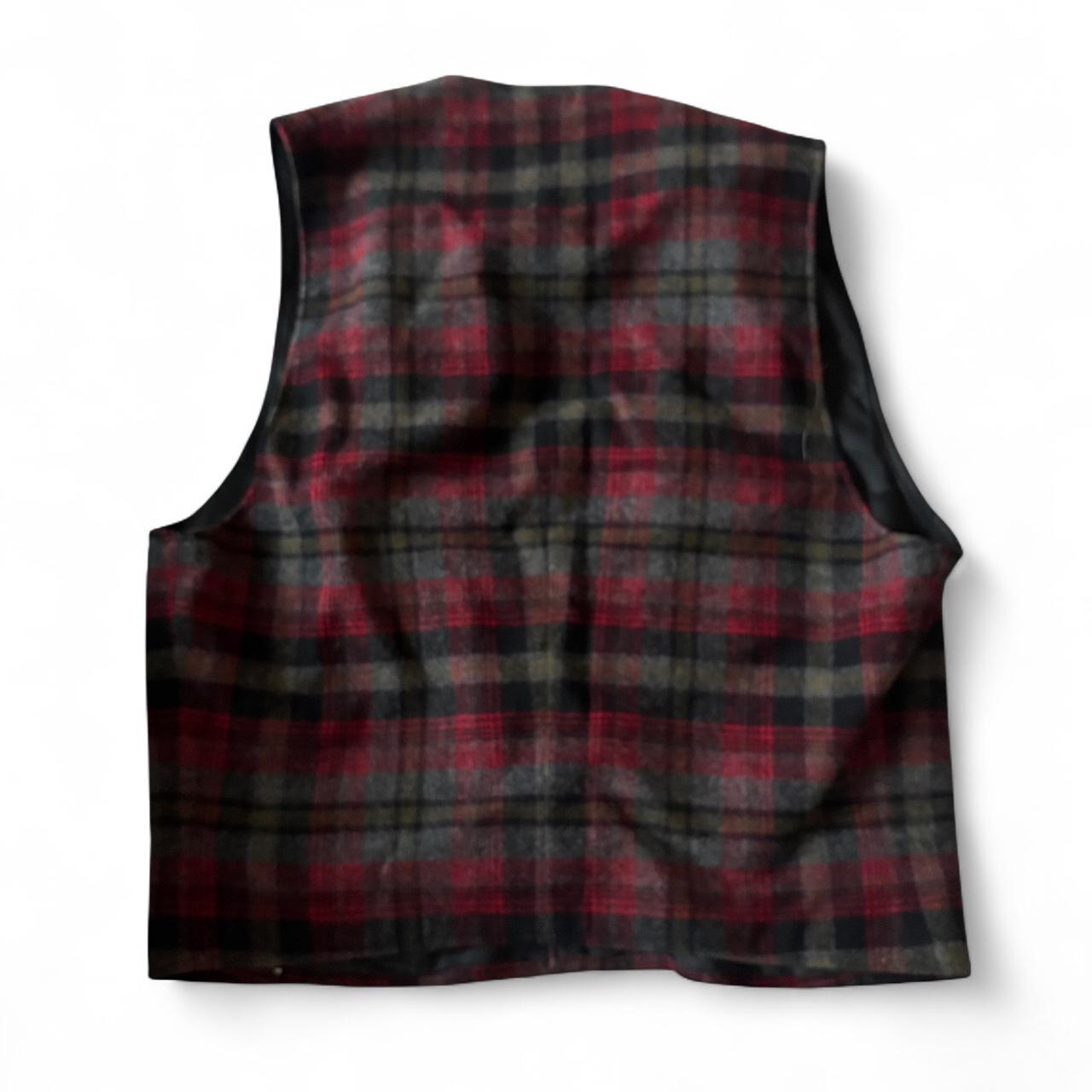 Pendleton Men's Vest - Multi/Red – Pendleton Bean… - image 2