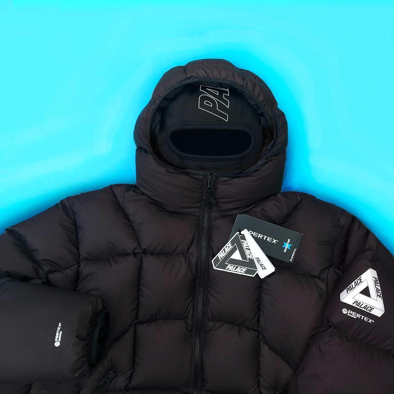 FW22 Palace Pertex Frost Balaclava Puffa Black Depop