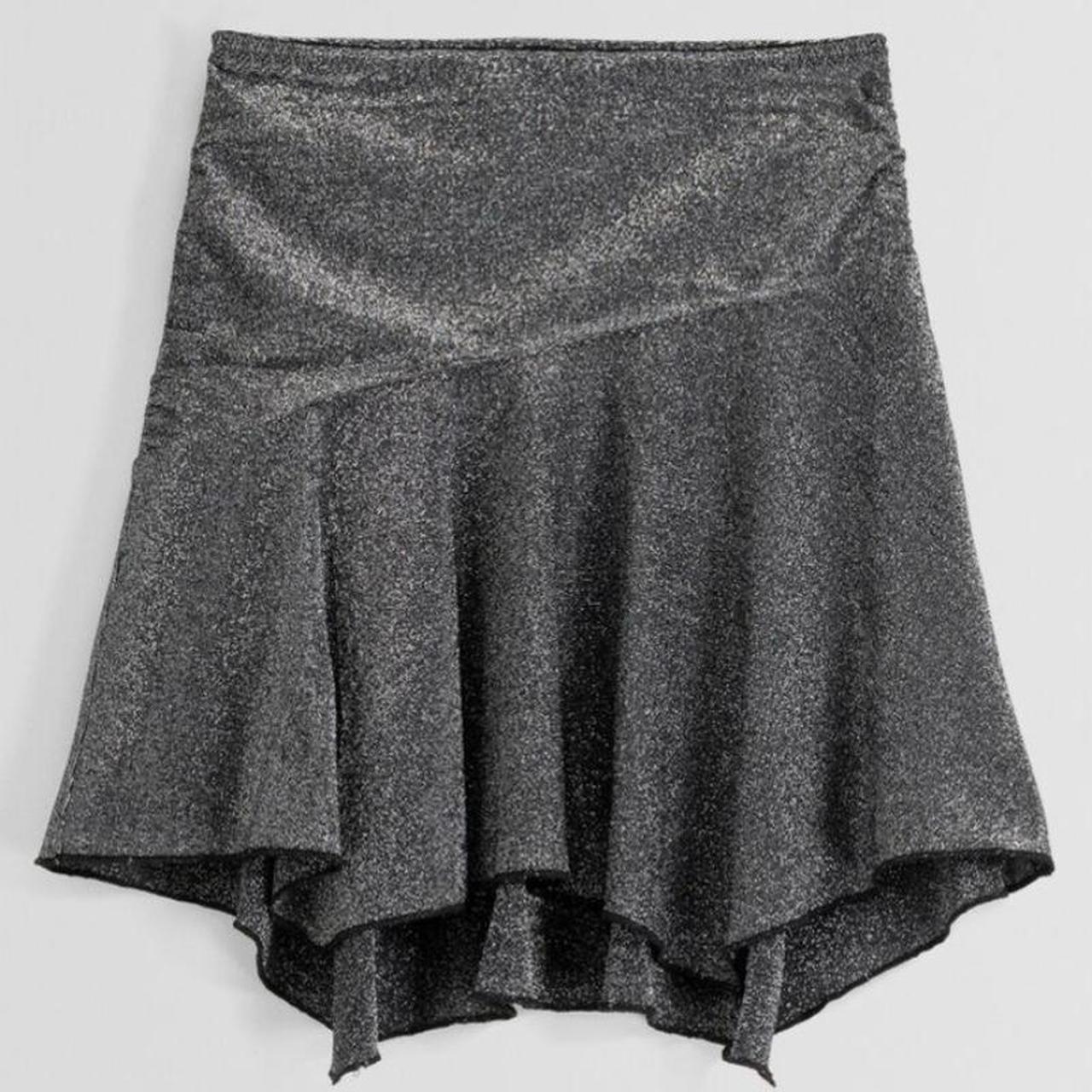 Bershka sparkling mini skirt - Depop