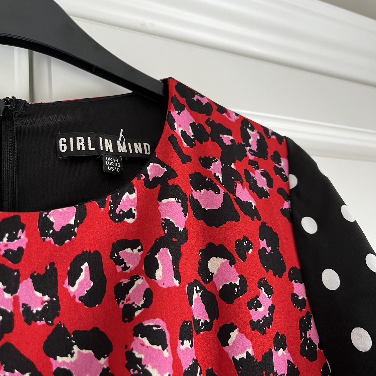 Girl In Mind Leopard/Zebra Midi dress. With polka... Depop