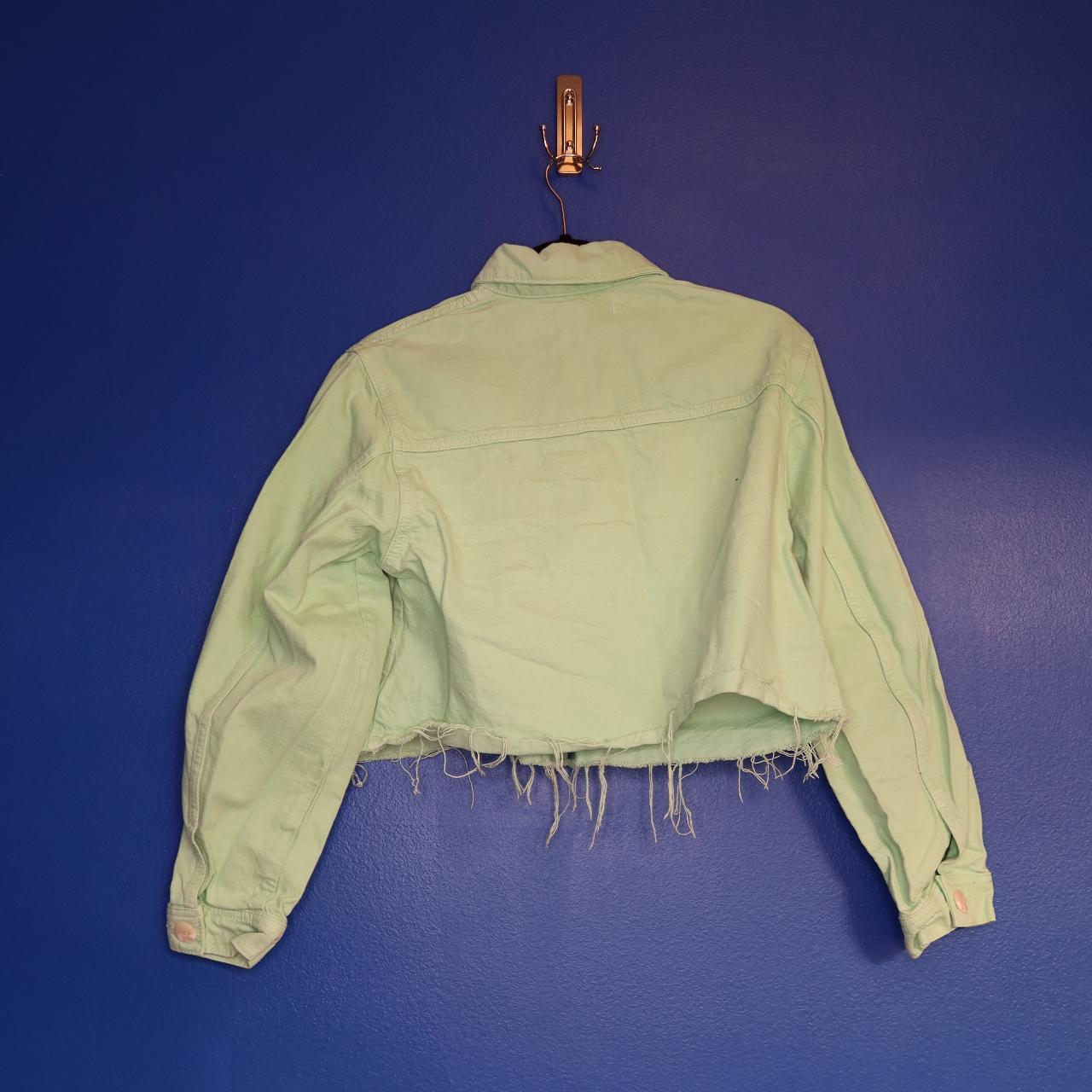 Zara Men's Green Jacket Depop