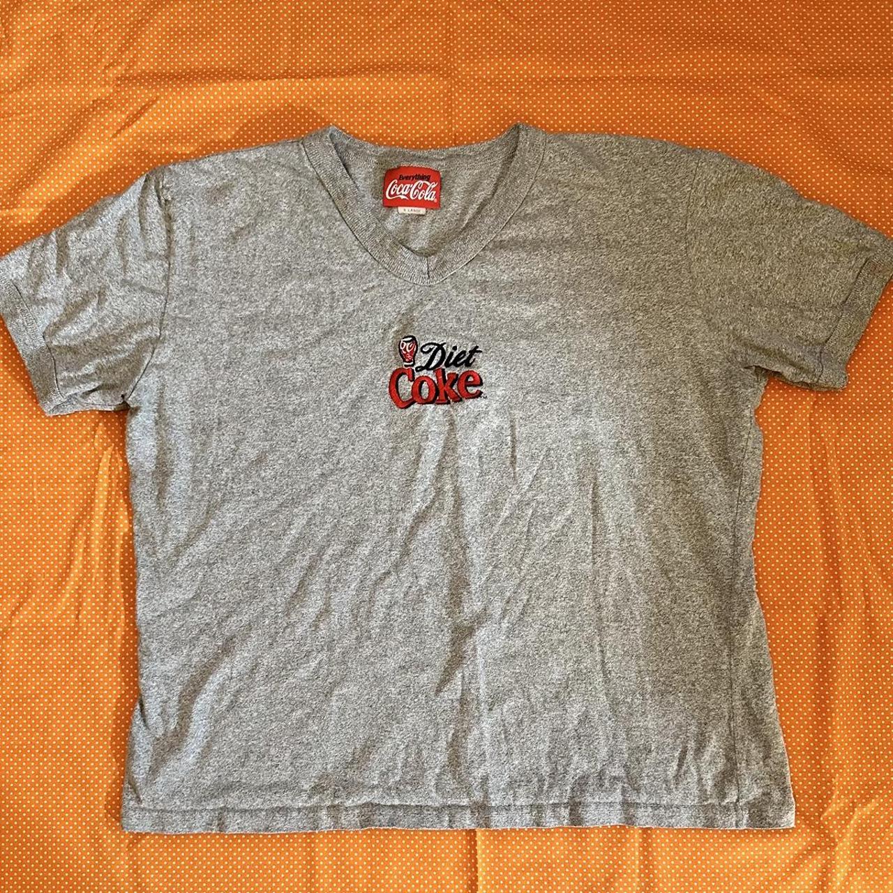 Vintage Diet Coke Grey Ringer Tee DM for additional... - Depop