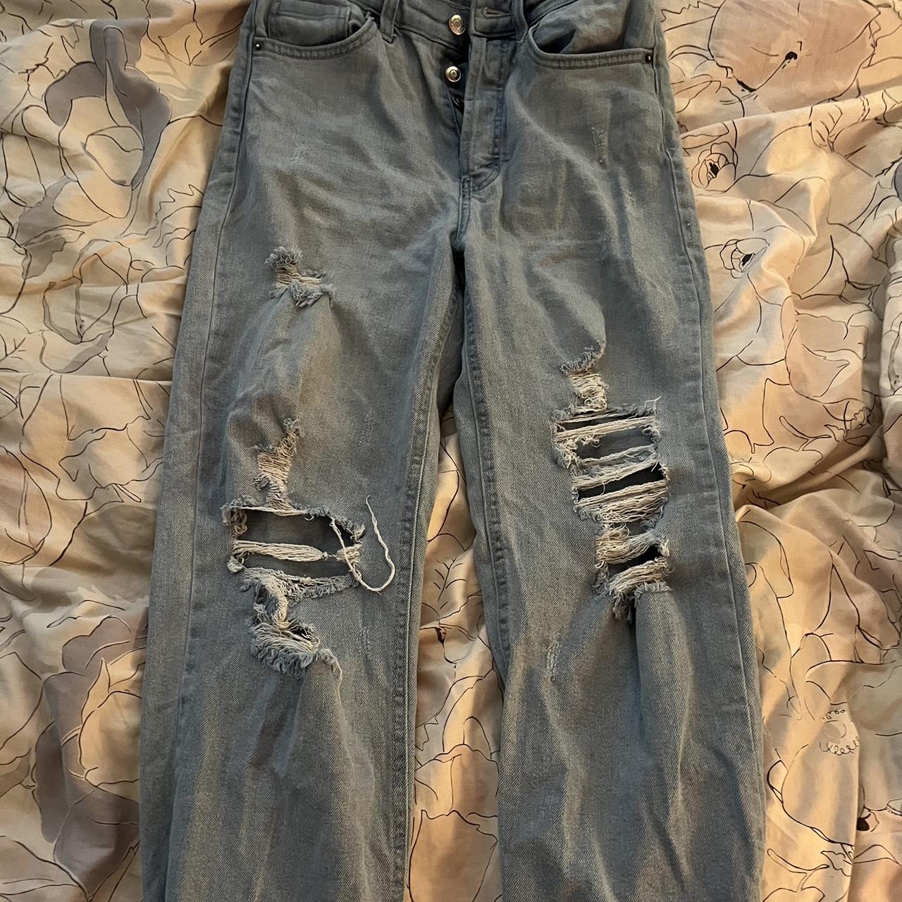 straight legged wild fable jeans barely worn - Depop