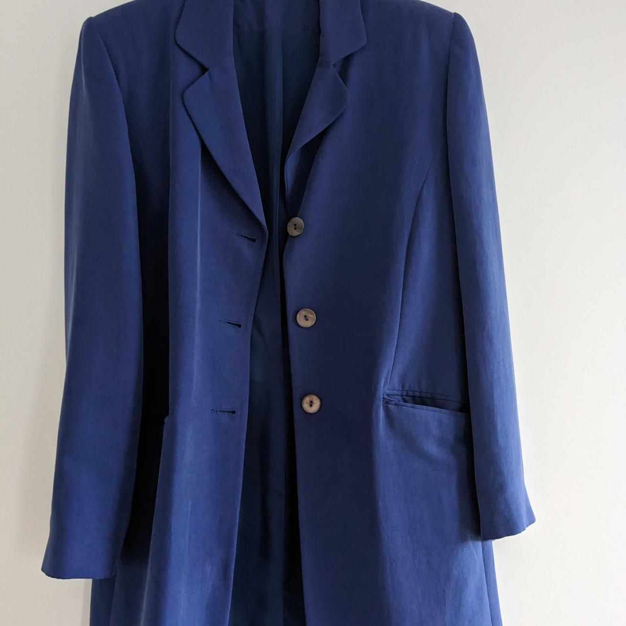blazer vintage blue