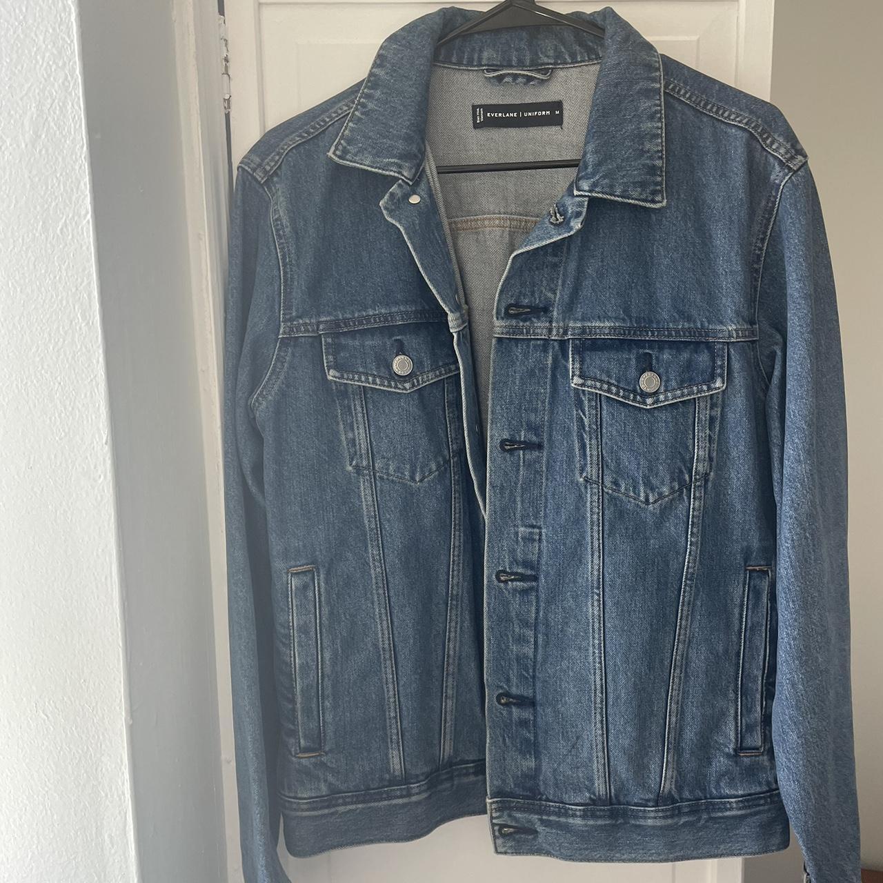 Everlane mens denim jacket Size medium NWOT... Depop