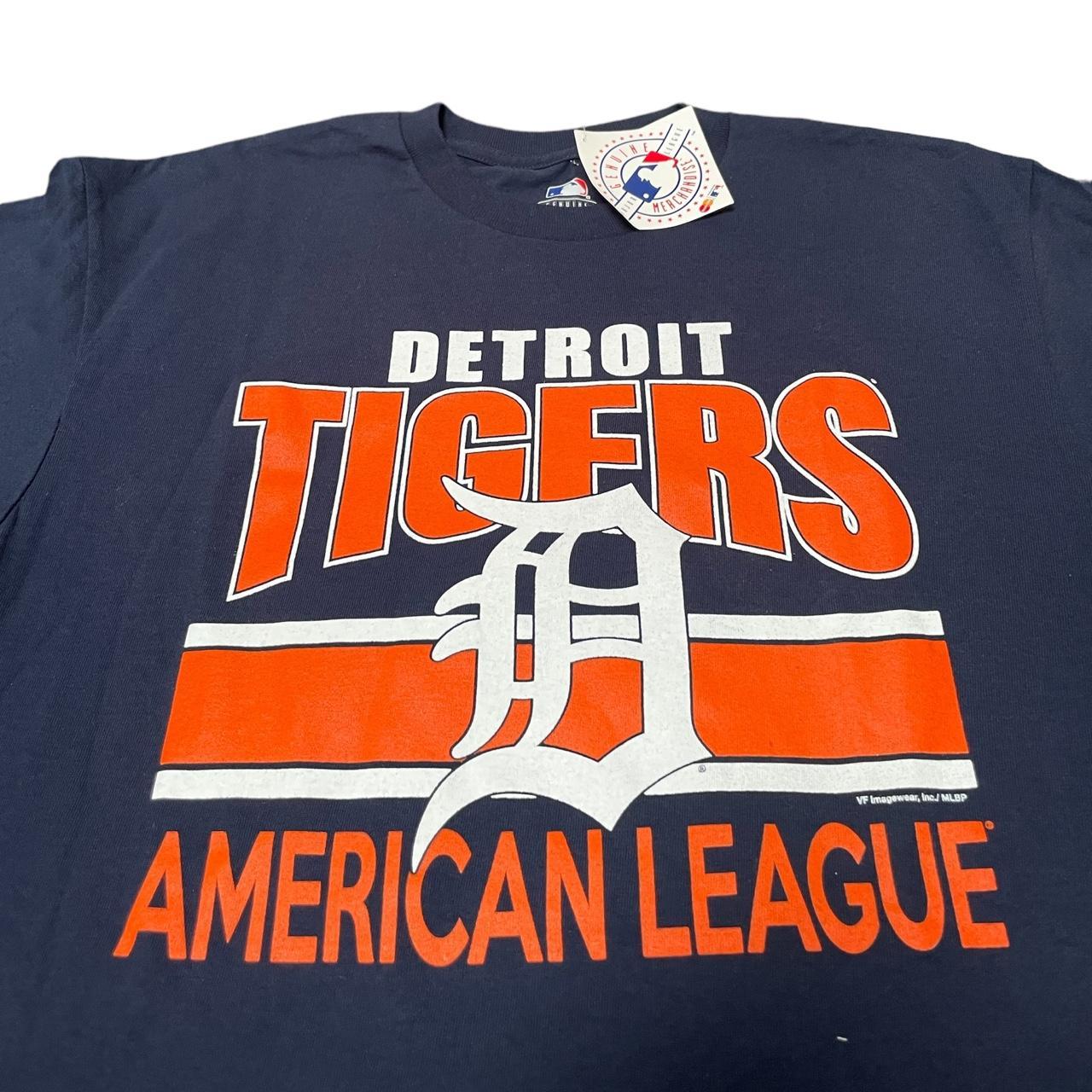 Y2K Detroit Tigers baseball shirt, great condition - Depop