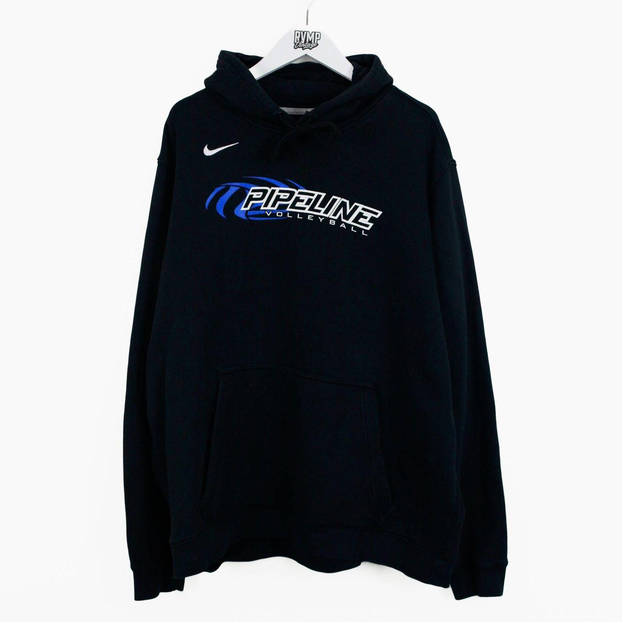 Nike Black 'Pipeline Volleyball' Pullover Hoodie... Depop