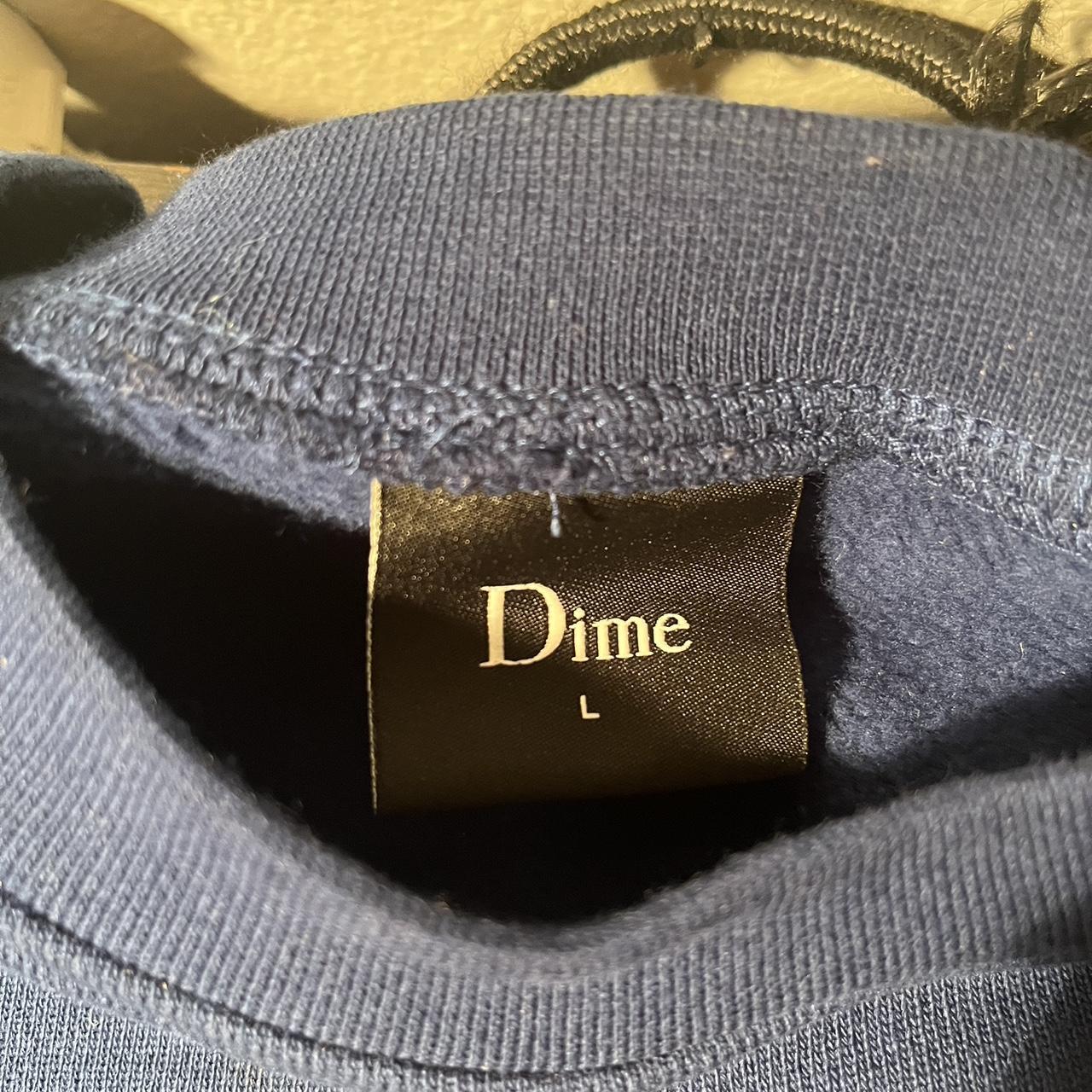 Dime Men's Blue and Yellow Sweatshirt (3)