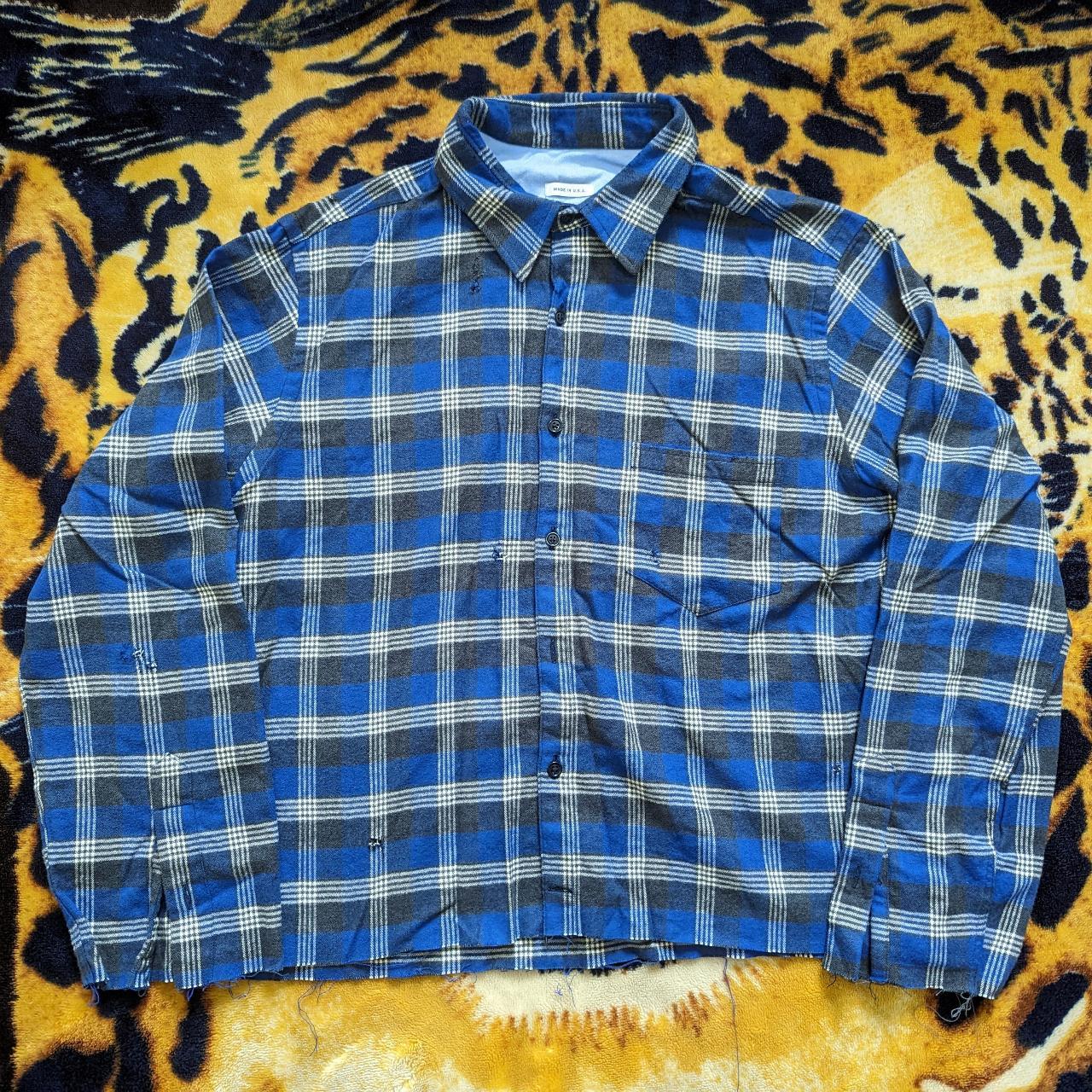 Vintage Thrashed Freeman Sporting Goods flannel... Depop