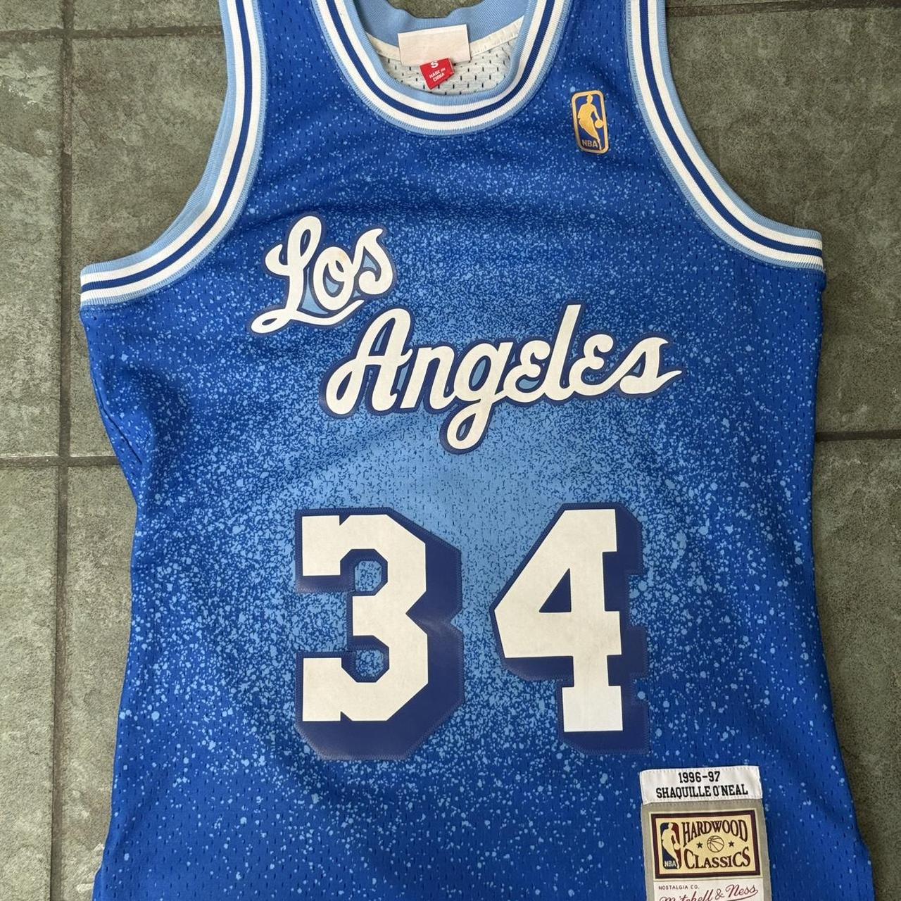 Mitchell & Ness Men's Top - Blue - S – Small Vintage hardwood classic Mitchell and ness …