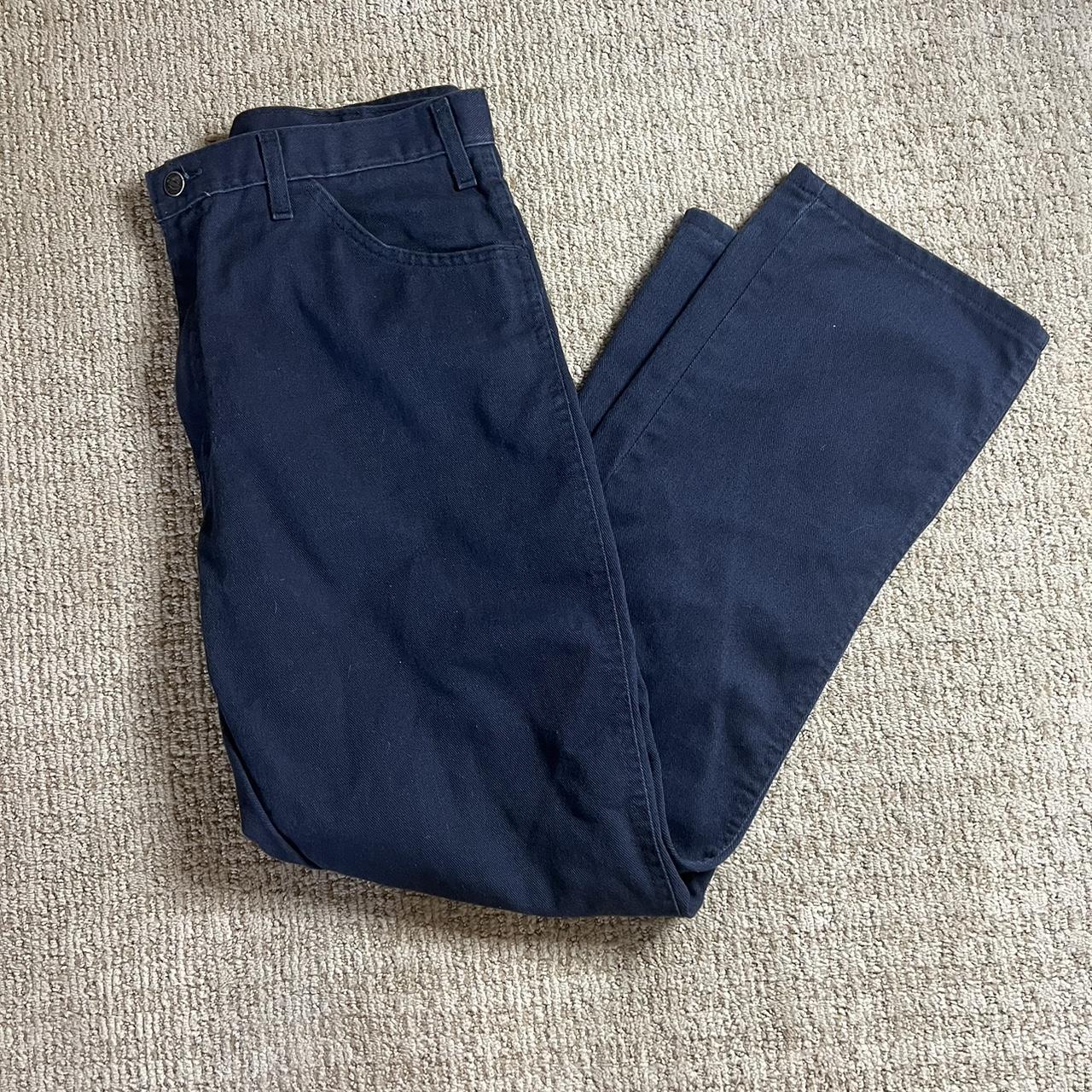 Dickies Navy Pants Size 38x32 - Depop