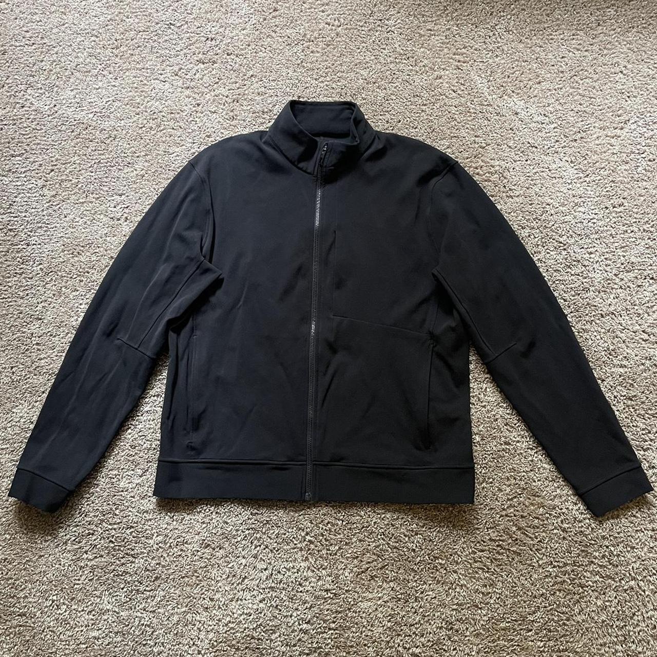 Black Lululemon Men’s Sweater/Jacket Size XXL - Depop