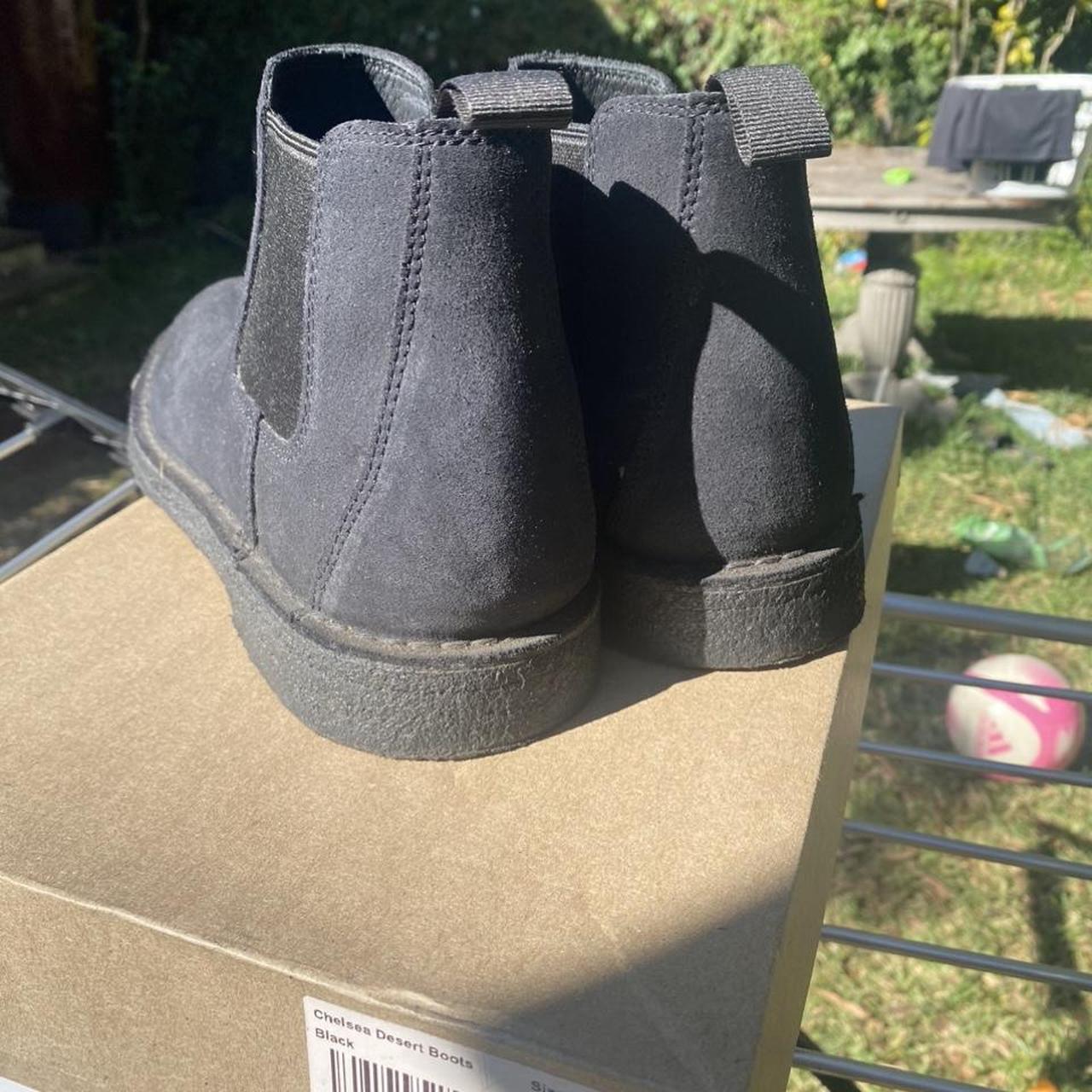 clarks black chelsea boots