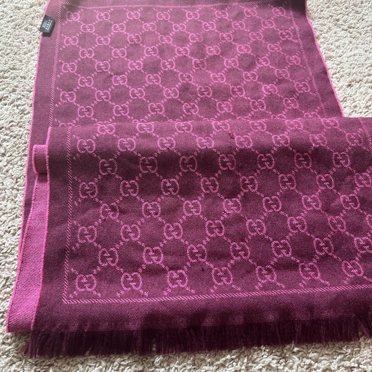 Gucci Women's Pink and Purple Scarf-wraps (3)