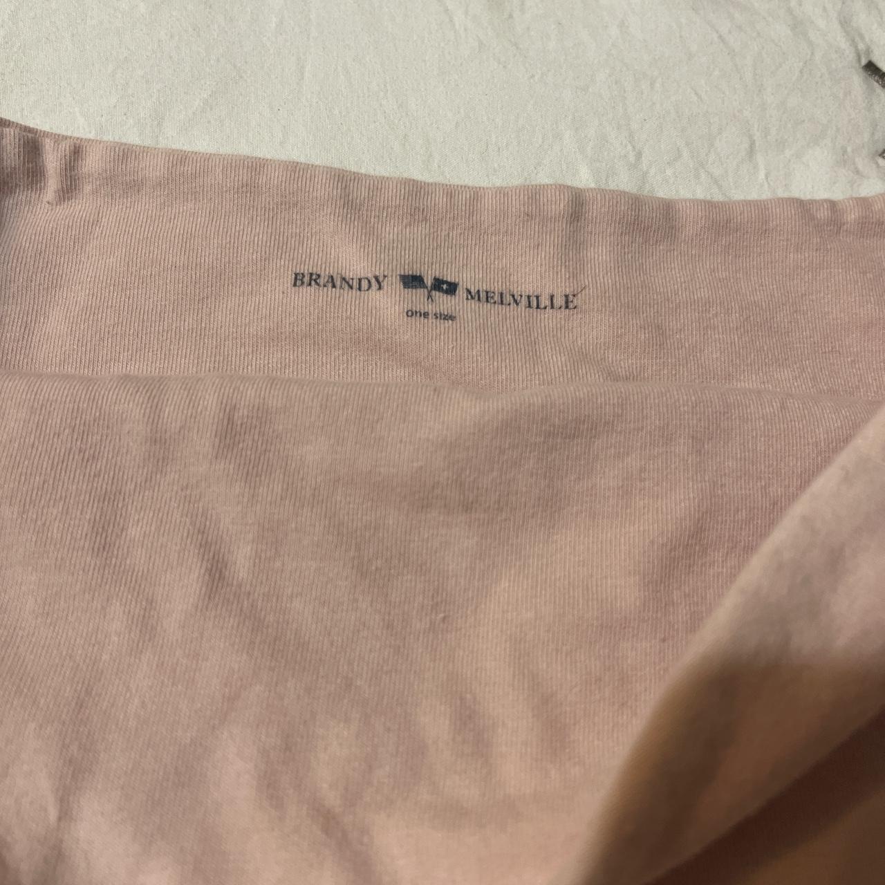 Brandy melville pink tube top crop top adorable... - Depop