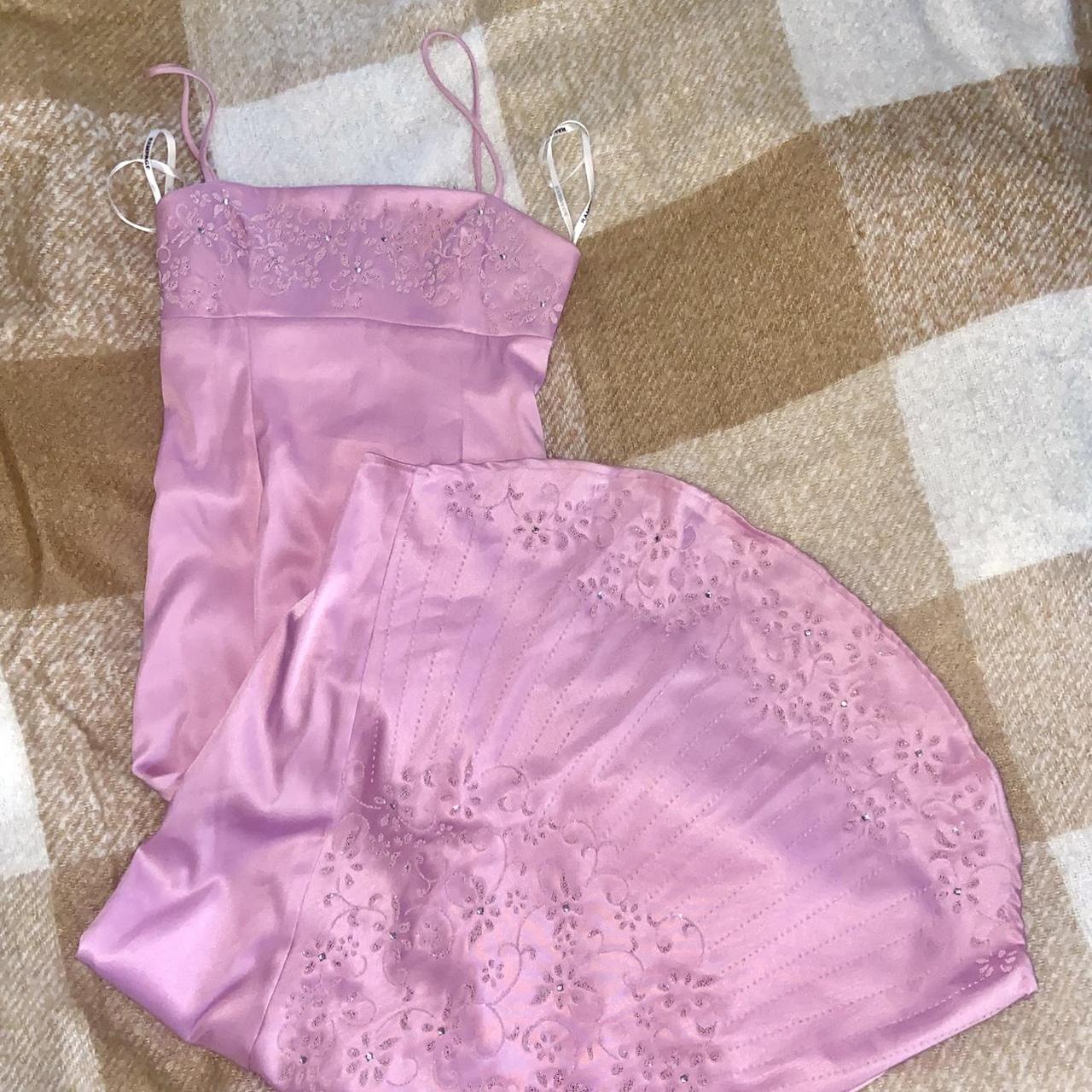 The cutest pink beaded prom dress. little beaded ... - Depop