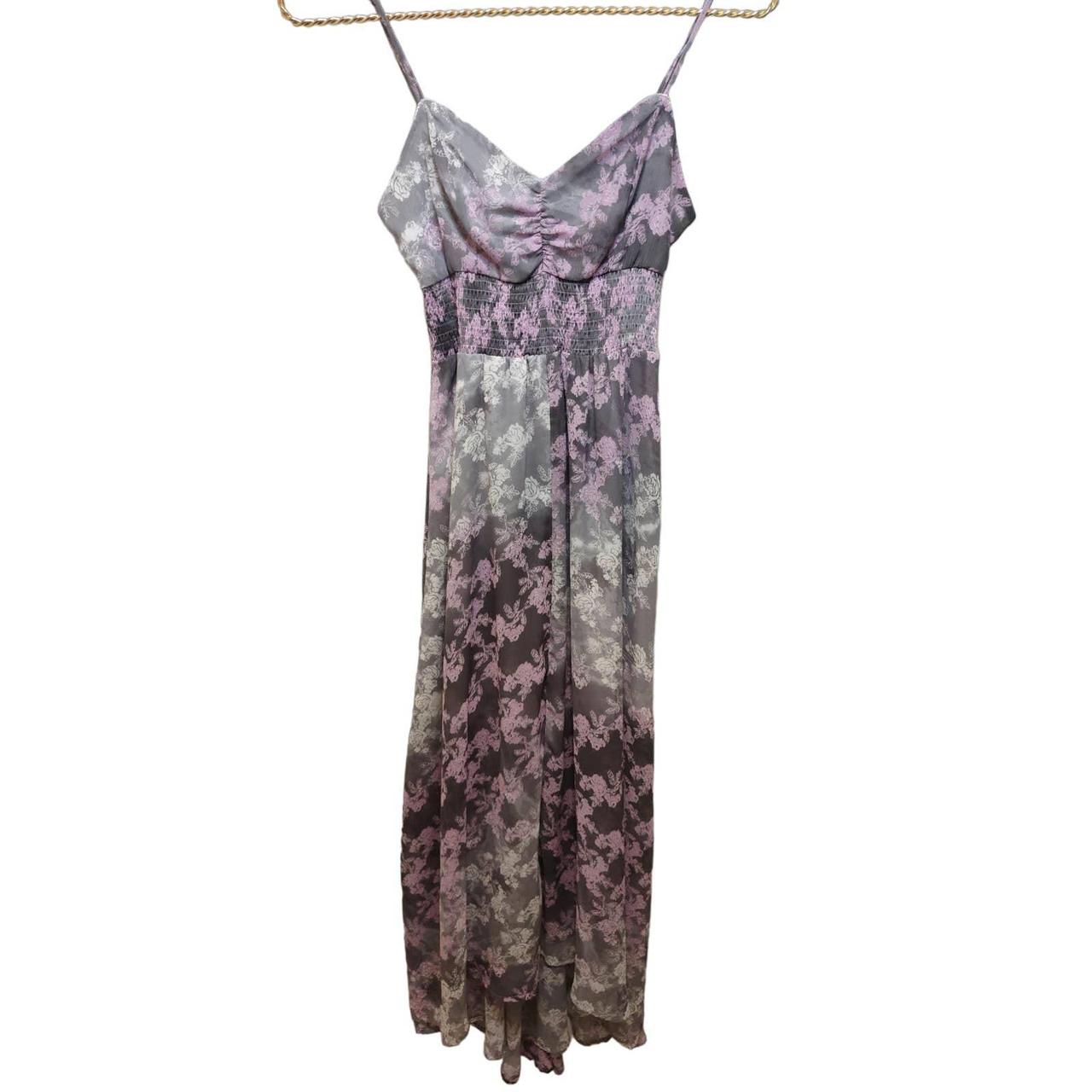 Princess Vera Wang sleeveless pink & gray high low | Depop
