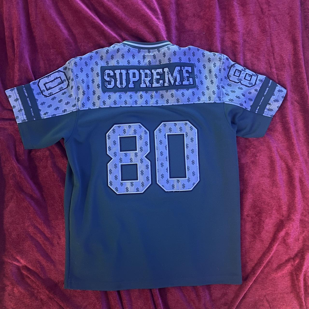 Supreme monogram $ football jersey SS18 #supreme - Depop