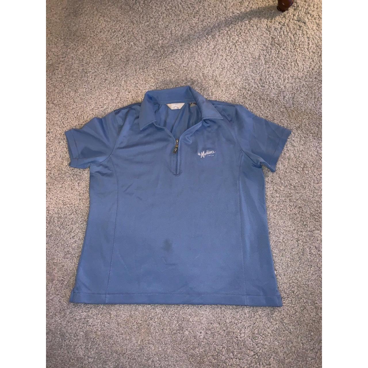 Callaway Women's Blue Poloshirts Depop