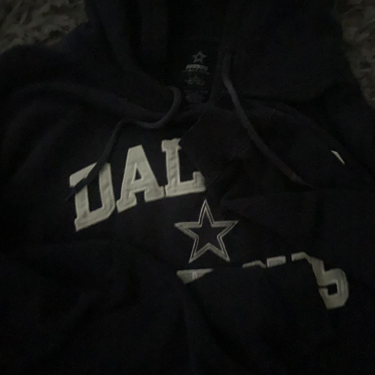 Dallas Cowboys Thick Woven Sweatshirt Hoodie - Depop